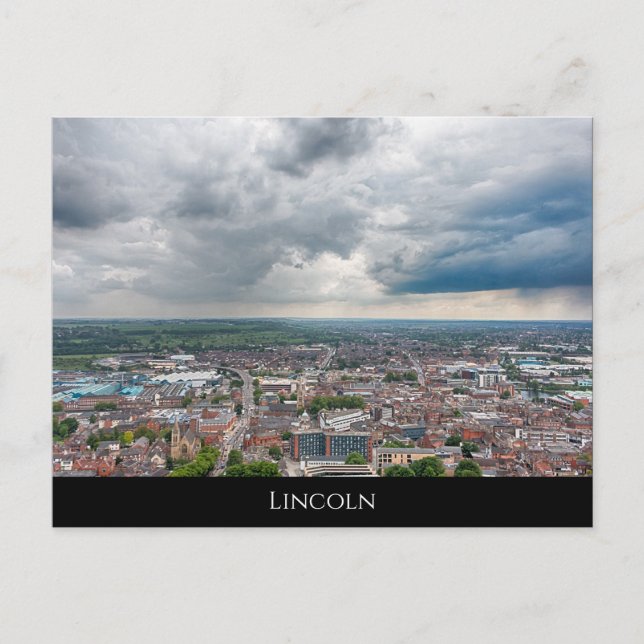 Lincoln Cityscape Postcard (Front)