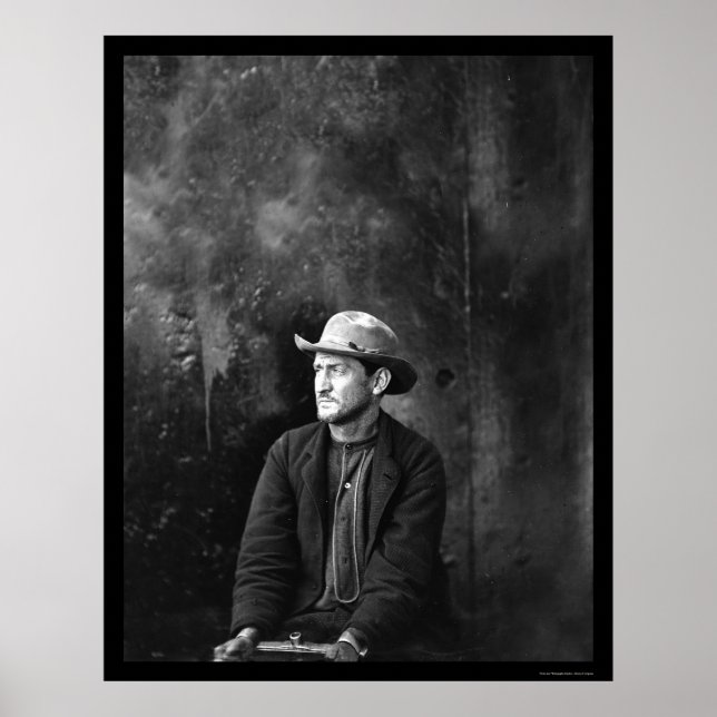 Lincoln Conspirator Edward Spangler 1865 Poster (Front)