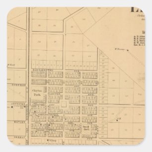 Lincoln Delaware Square Sticker
