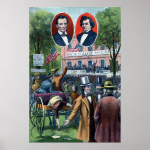 Lincoln-Douglas Debate of 1858 Poster