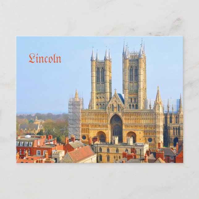 Lincoln, England Postcard (Front)