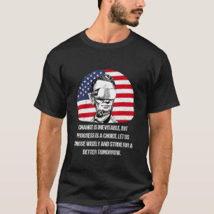 Lincoln Futuristic VR Fictional Quote 4 T-Shirt
