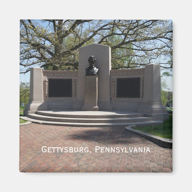 Lincoln Gettysburg Address Memorial Magnet (Front)