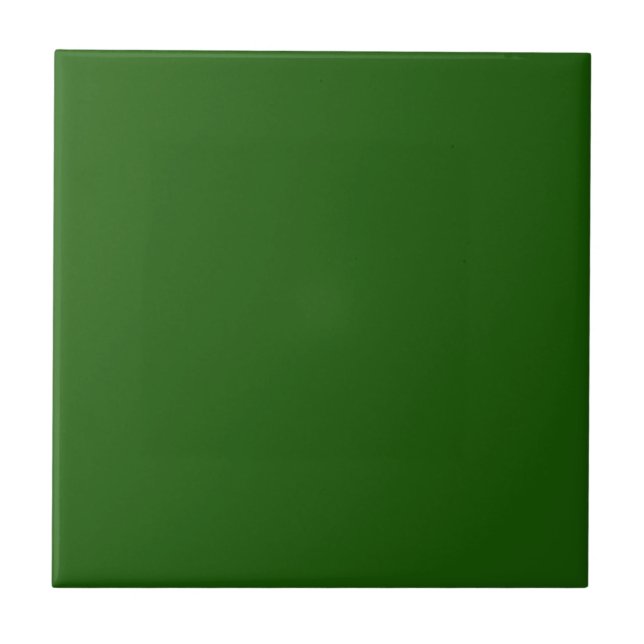 Lincoln Green Solid Colour Ceramic Tile (Front)