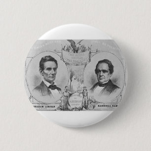 Lincoln - Hamlin 6 Cm Round Badge
