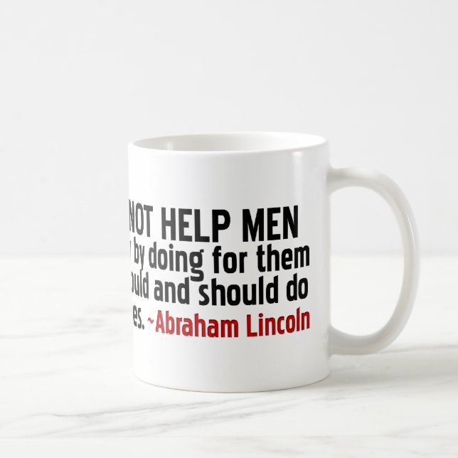 Lincoln: Help Yourself! Coffee Mug (Right)
