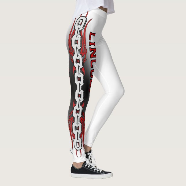 Lincoln High School Leggings, Womens Leggings (Right)