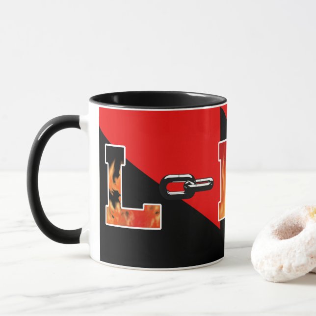 Lincoln High School Links Colours Mug (With Donut)