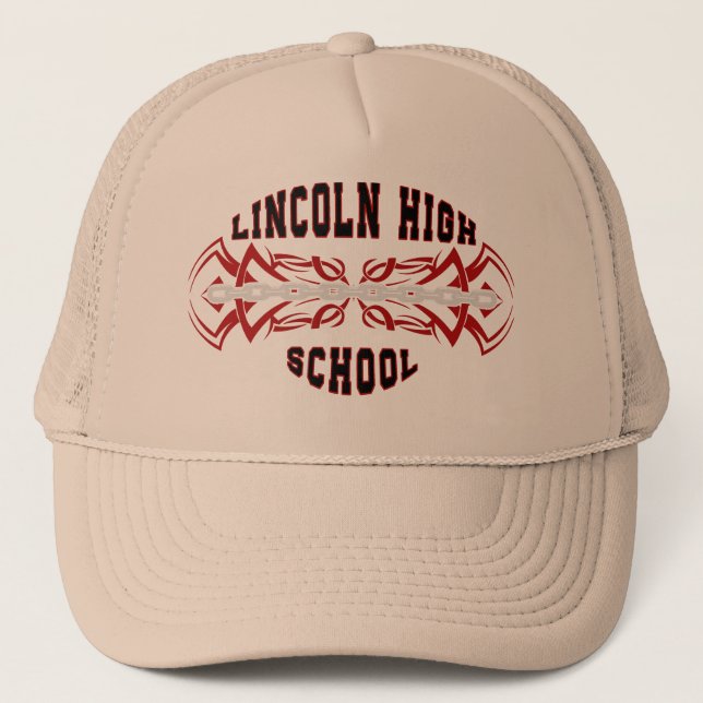 Lincoln High School Links Tribal Trucker Hat (Front)