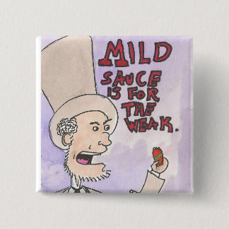 Lincoln is Bold! 15 Cm Square Badge