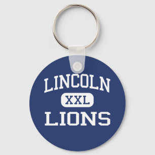 Lincoln - Lions - High - Jersey City New Jersey Key Ring