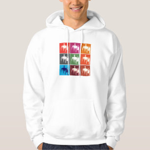 Lincoln Memorial Abstract Hoodie