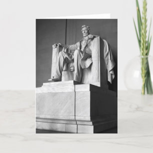 Lincoln Memorial B&W Greeting Card