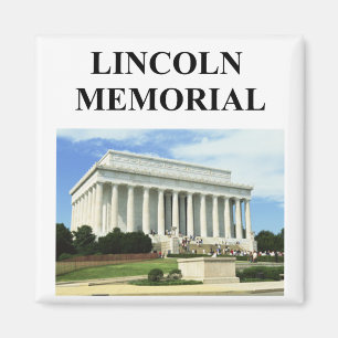 lincoln memorial magnet