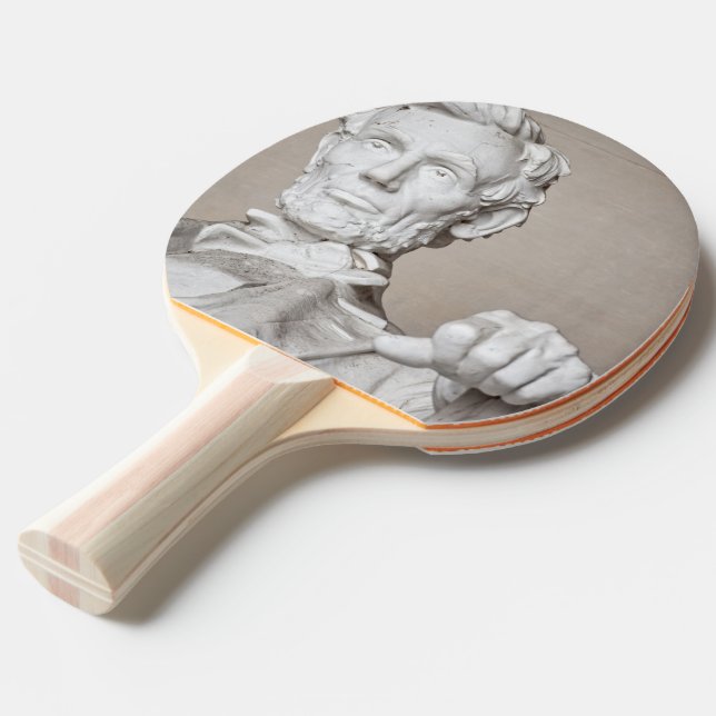 Lincoln Memorial Ping Pong Paddle (Back Angle)
