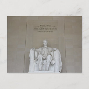 Lincoln Memorial Postcard Washington DC Field Trip