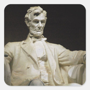 Lincoln Memorial Square Sticker