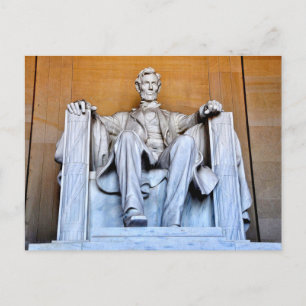 Lincoln Memorial Statue, Washington D.C. Postcard