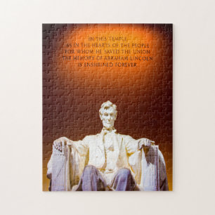 Lincoln Memorial Washington. Jigsaw Puzzle