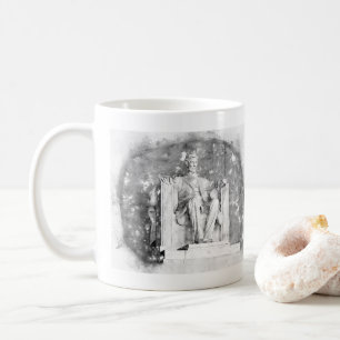 Lincoln Memorial watercolor Coffee Mug