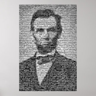 Lincoln Mosaic Poster