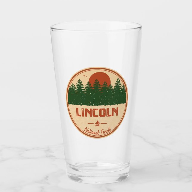 Lincoln National Forest Glass (Front)