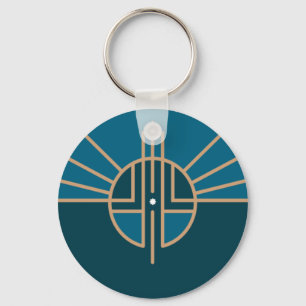 Lincoln (Nebraska) City flag Keychain