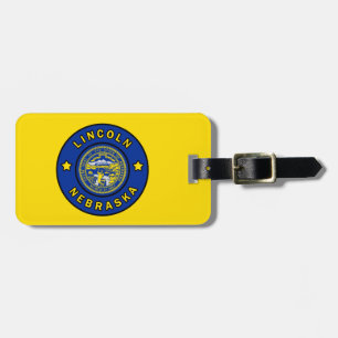 Lincoln Nebraska Luggage Tag