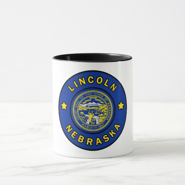 Lincoln Nebraska Mug (Center)
