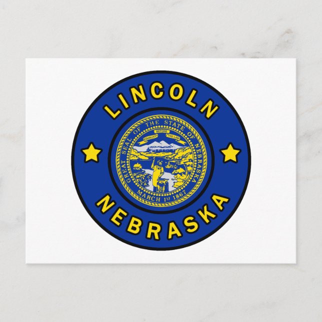 Lincoln Nebraska Postcard (Front)