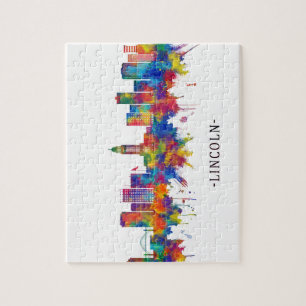 Lincoln Nebraska Skyline Jigsaw Puzzle