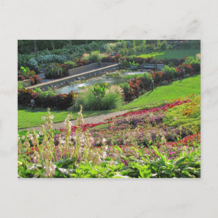 Lincoln, Nebraska Sunken Gardens #224n 0224 Postcard