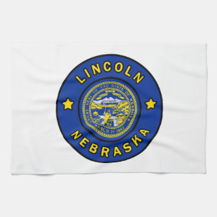 Lincoln Nebraska Tea Towel