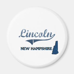 Lincoln New Hampshire City Classic Magnet