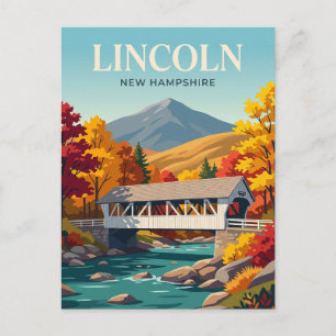 Lincoln New Hampshire Postcard