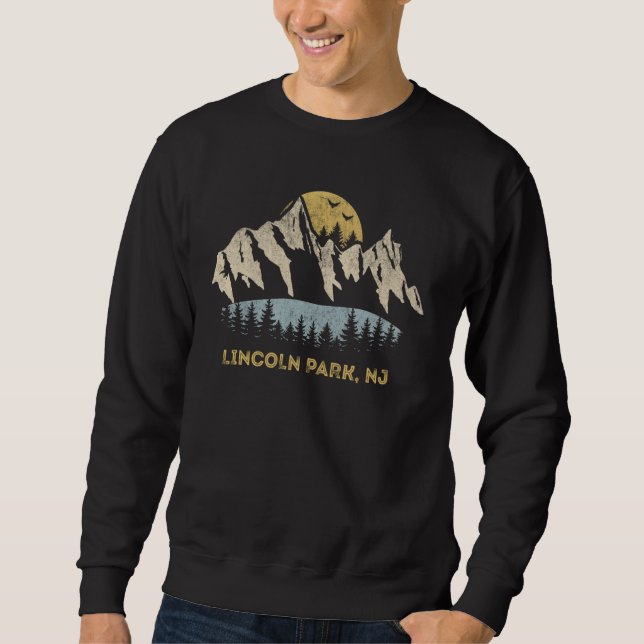 Lincoln Park New Jersey Mountain Sunset Sunrise NJ Sweatshirt (Front)