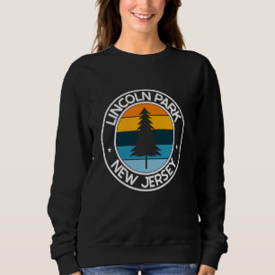 Lincoln Park New Jersey NJ USA City Pride Retro Su Sweatshirt