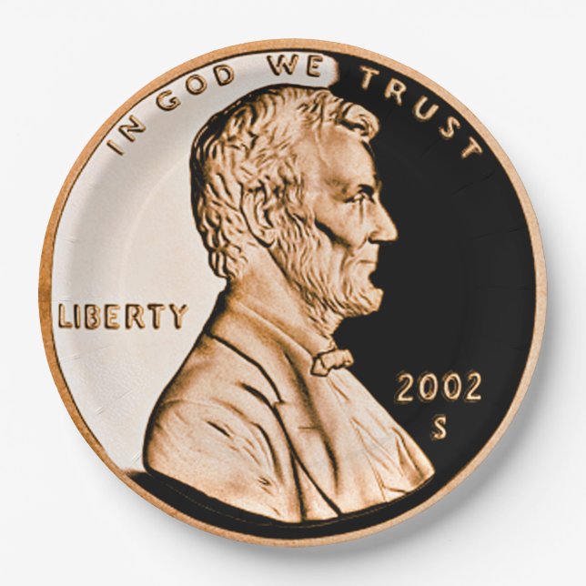 Lincoln Penny s Paper Plate (Front)