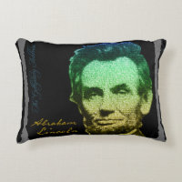 Lincoln Portrait Text Poster