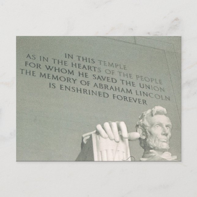 lincoln postcard (Front)