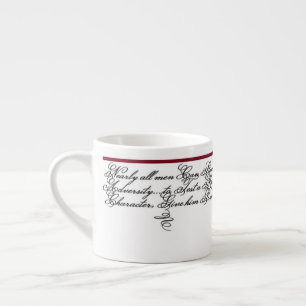 Lincoln Quote - Power 90s Style Espresso Cup