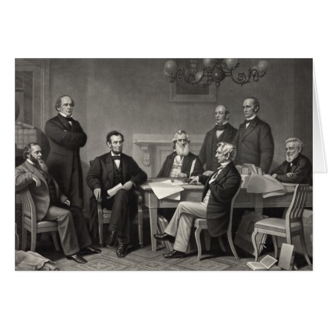 Lincoln Reading the Emancipation Proclamation (Front Horizontal)