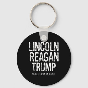 Lincoln, Reagan, Trump - Favourite Presidents  Key Ring