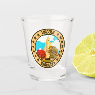 Lincoln shot glass