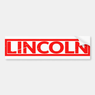 Lincoln Stamp Bumper Sticker