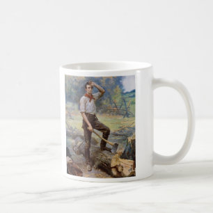 Lincoln the Rail Splitter by Jean L. Gerome Ferris Coffee Mug