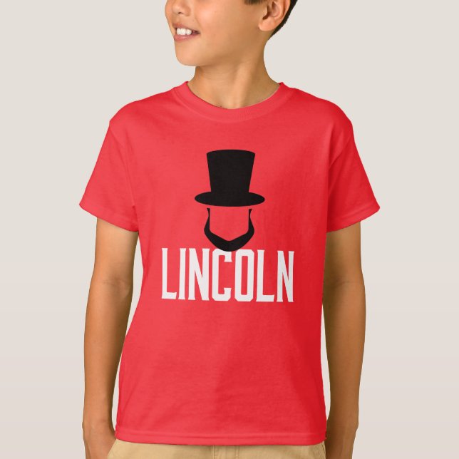 LINCOLN - Top Hat & Beard (Front)