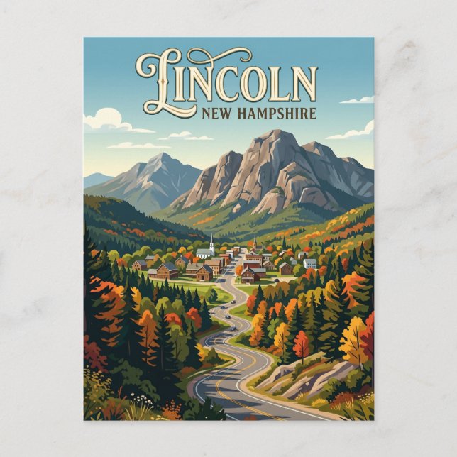 Lincoln USA Postcard (Front)