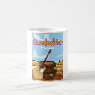 Lincolnshire England vintage travel poster Coffee Mug