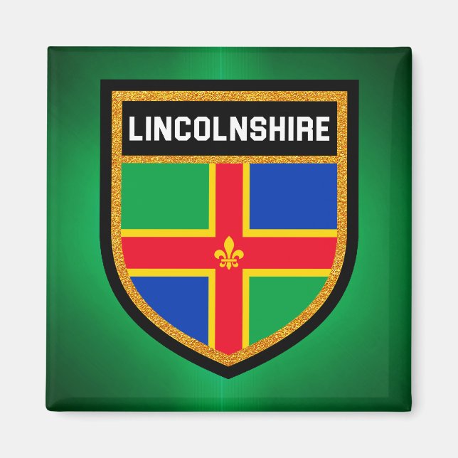 Lincolnshire Flag Magnet (Front)